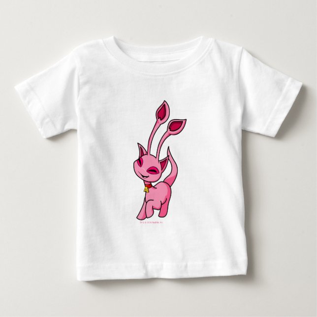 Camiseta De Bebé Aisha rosada perenne (Anverso)