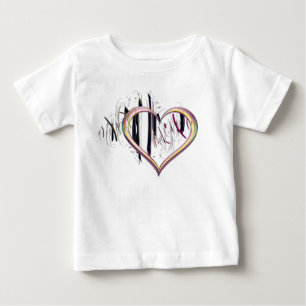 Camiseta de bebé 'Al corazón sé fiel'