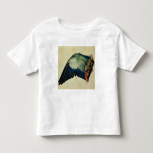 Camiseta De Bebé Ala de un rodillo azul, 1512
