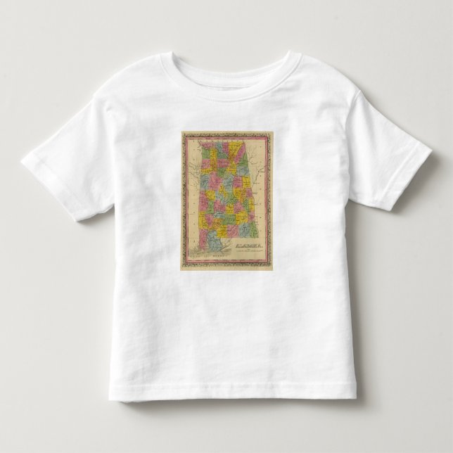 Camiseta De Bebé Alabama (Anverso)