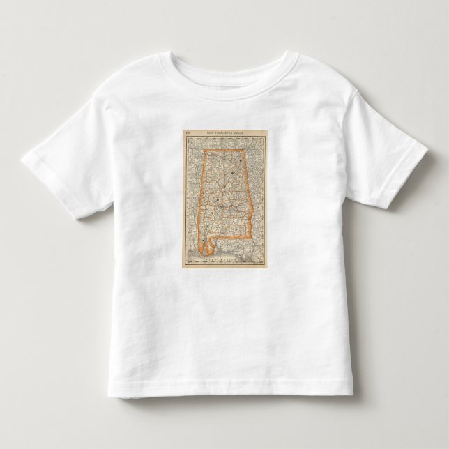 Camiseta De Bebé Alabama 4 (Anverso)