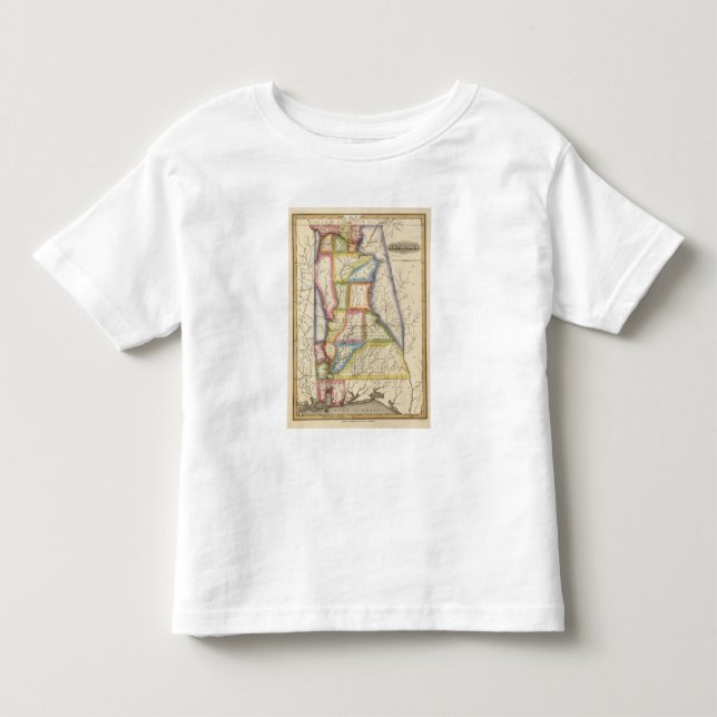 Camiseta De Bebé Alabama 6 (Anverso)