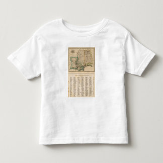 Camiseta De Bebé Alabama, Mississippi, Luisiana
