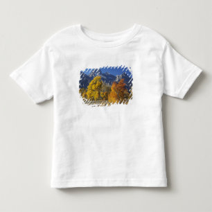 Camiseta De Bebé Álamos con la cordillera Teton