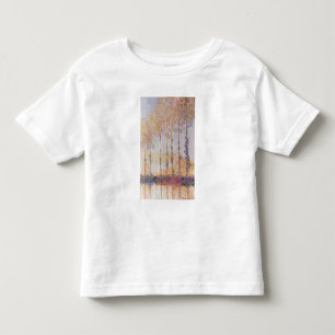 Camiseta De Bebé Álamos de Claude Monet el en los bancos del Ept