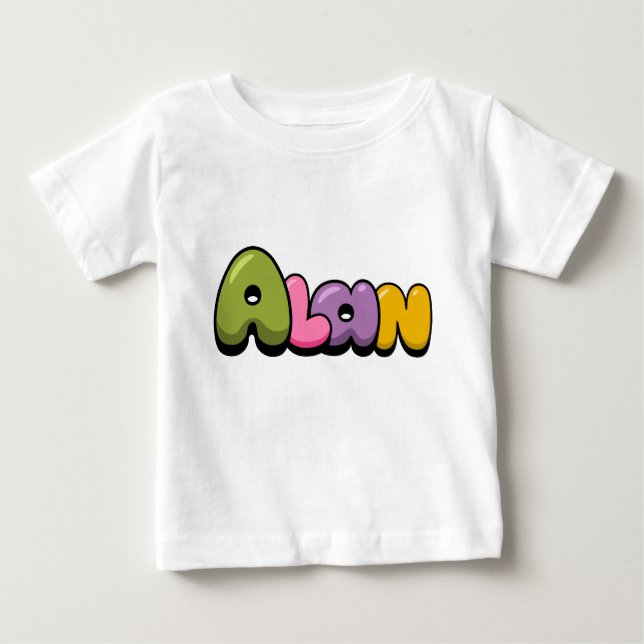 Camiseta De Bebé Alan (Anverso)
