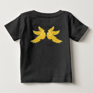Camiseta De Bebé Alas de Arcángel de oro de otoño
