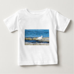 Camiseta De Bebé Alas de ave garza personalizadas aniversarios