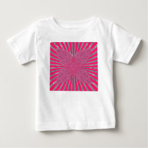 Camiseta De Bebé Alas de Floración Eléctrica: Un diseño vívidamente