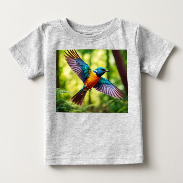 Camiseta De Bebé Alas de la luz (Anverso)