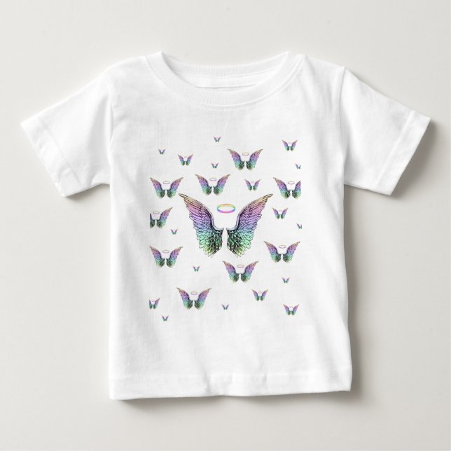 Camiseta De Bebé Alas del ángel (Anverso)