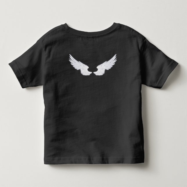 Camiseta De Bebé Alas del Ángel Blanco caído (Reverso)