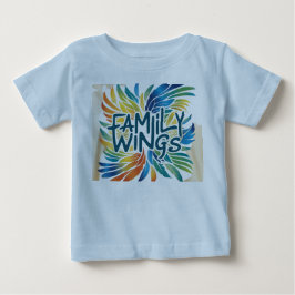 Camiseta De Bebé Alas familiares