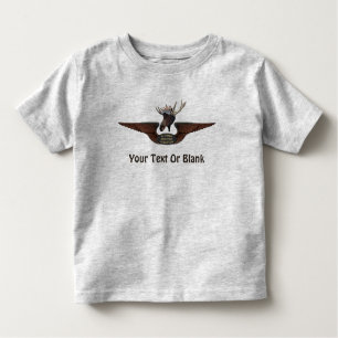 Camiseta De Bebé Alas piloto de Moose Bush volador