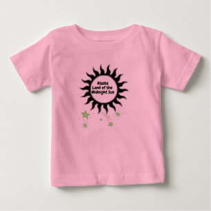 Camiseta De Bebé Alaska, el sol de medianoche