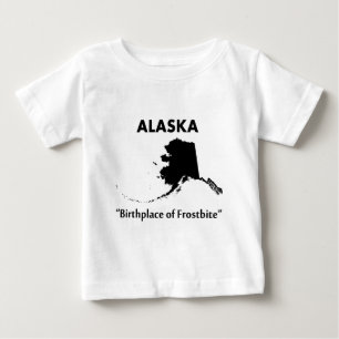 Camiseta De Bebé Alaska - Lugar de nacimiento de la congelación