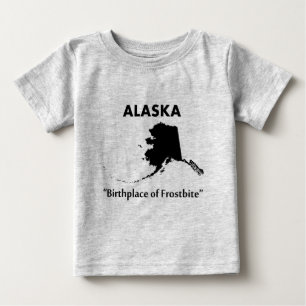 Camiseta De Bebé Alaska - Lugar de nacimiento de la congelación