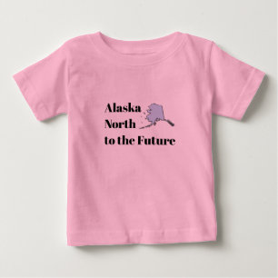Camiseta De Bebé Alaska Norte hacia el Futuro