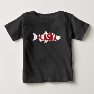 Camiseta De Bebé Alaska Salmon