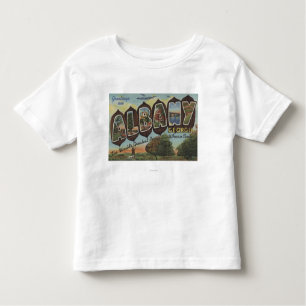 Camiseta De Bebé Albany, Georgia - escenas grandes de la letra