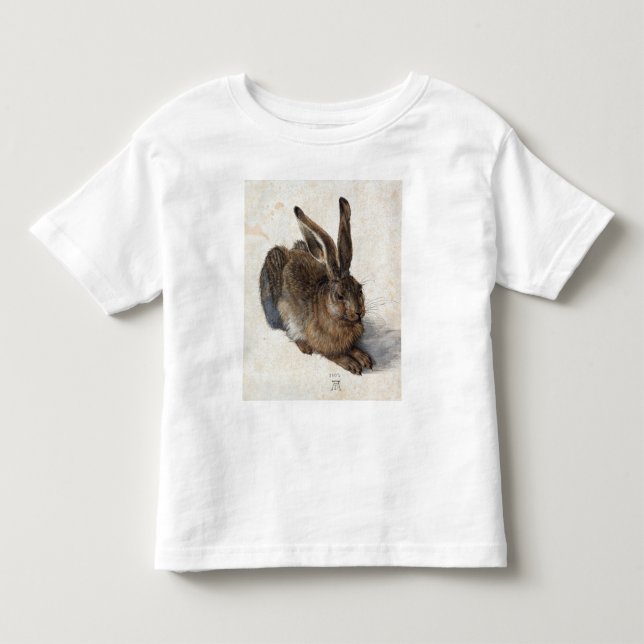 Camiseta De Bebé Albrecht Dürer, Liebre joven, 1502 (Anverso)