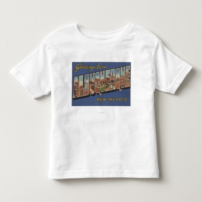 Camiseta De Bebé Albuquerque, New México - escenas grandes de la (Anverso)
