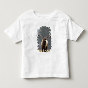 Camiseta De Bebé Alce macho bramando, Parque Nacional Yellowstone,