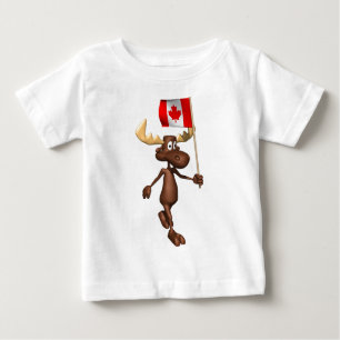 Camiseta De Bebé Alces Canadá
