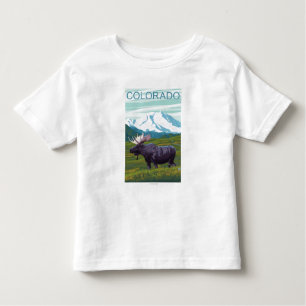 Camiseta De Bebé Alces con MountainColorado