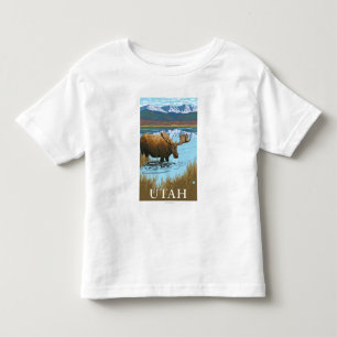 Camiseta De Bebé Alces DrinkingUtah