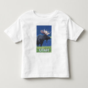 Camiseta De Bebé Alces en MoonlightUtah