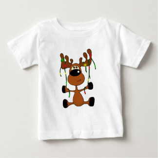 Camiseta De Bebé Alces torcidos del navidad