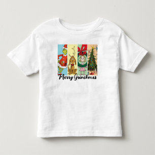 Camiseta De Bebé Alegre Collage de Grinchmas