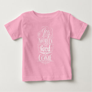 Camiseta De Bebé Alegría a los Navidades del mundo Chalkboard Chalk