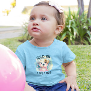 Camiseta De Bebé Alegría de Cachorro
