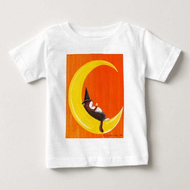 Camiseta De Bebé ¡Alegría de Halloween! (Anverso)
