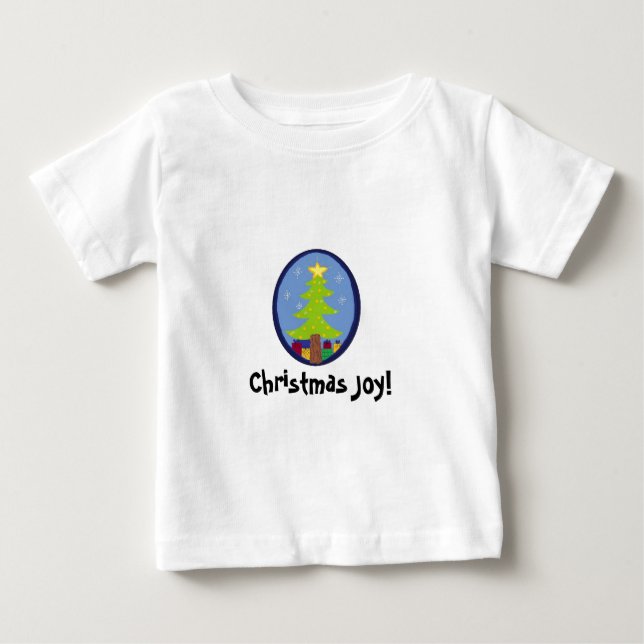 Camiseta De Bebé ¡Alegría de Navidad! (Anverso)
