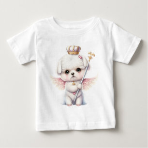 Camiseta De Bebé Alegría furiosa: Salto de ángel regalo de cachorro