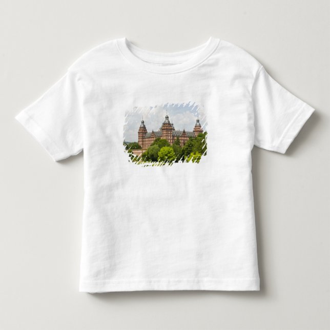 Camiseta De Bebé Alemania, Baviera, Bayern, Aschaffenburg. Castillo (Anverso)
