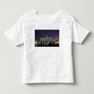 Camiseta De Bebé Alemania, Berlín. Puerta de Brandeburgo por la noc