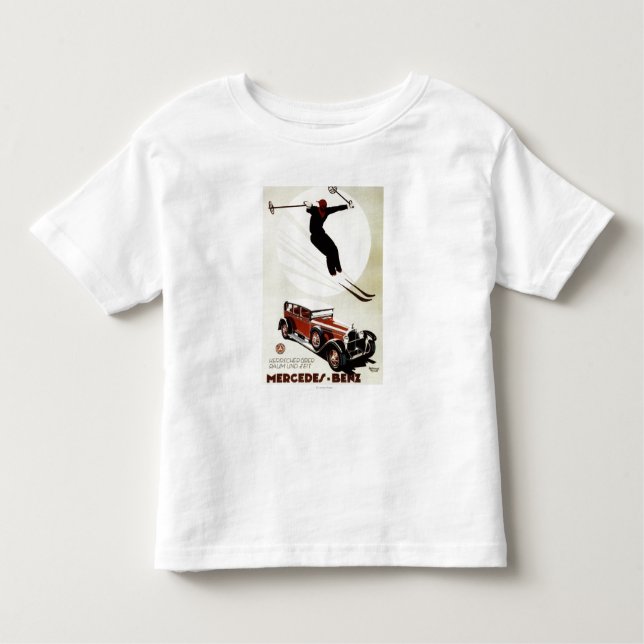Camiseta De Bebé Alemania - salto del esquiador (Anverso)