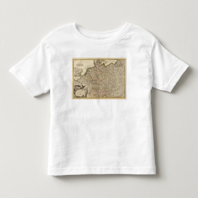 Camiseta De Bebé Alemania y Austria centrales (Anverso)