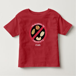 Camiseta De Bebé Alergia A Las Nueces De Árbol Niños Alergia Person