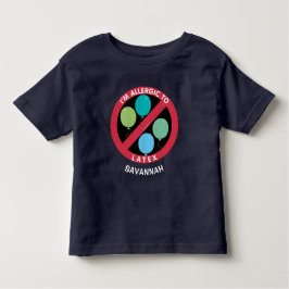 Camiseta De Bebé Alergia A Niños Latex Alergia Personalizada