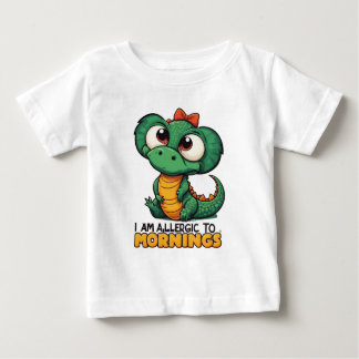 Camiseta De Bebé Alergia de la mañana