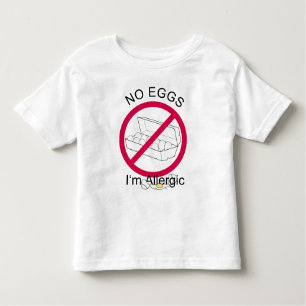 Camiseta De Bebé Alergia del huevo