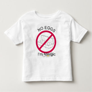Camiseta De Bebé Alergia del huevo