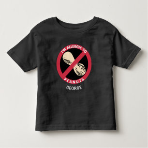 Camiseta De Bebé Alérgico a la alergia de los niños de los