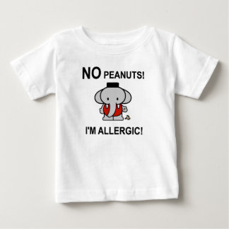 Camiseta De Bebé Alérgico a los maníes
