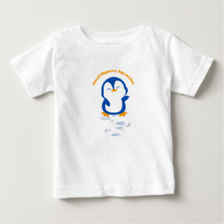 Camiseta De Bebé aletas pequeñas, grandes sonrisas